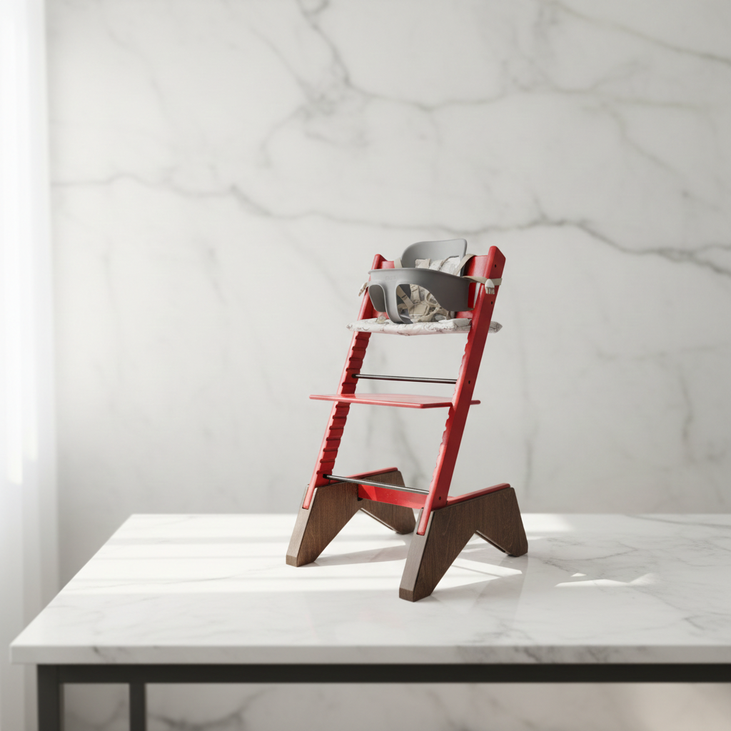Tripp Trapp High Chair Booster: Counter Height Riser – Balsam Tribe Studio