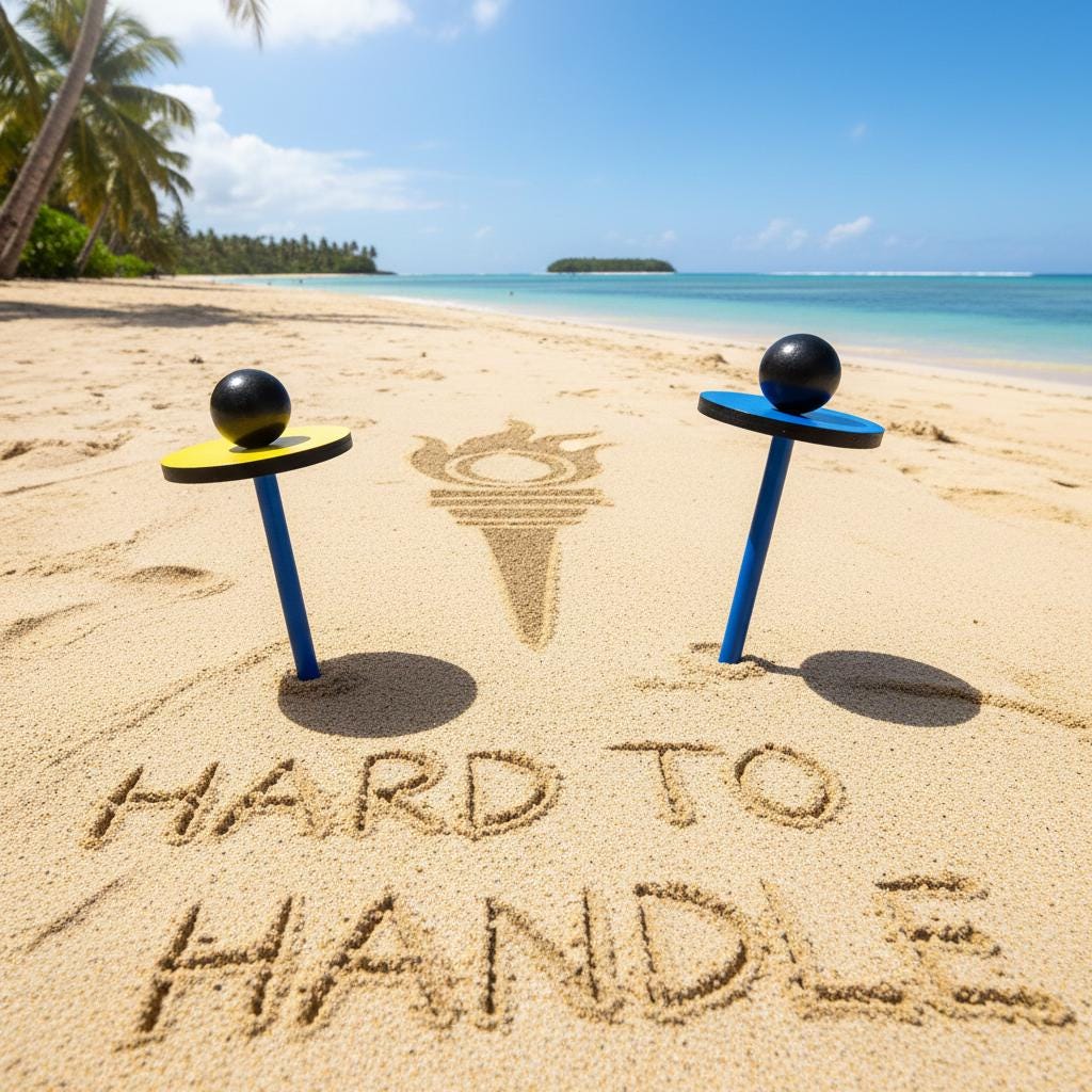 Survivor "Hard to Handle" Balance Game Replica | Handmade Wooden Challenge | Survivor Party Game | Outwit Outplay Outlast Gift